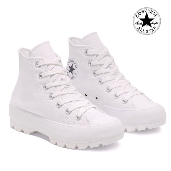 Converse Chuck Taylor Lug High Top Sneeaker - Picture 1 of 15